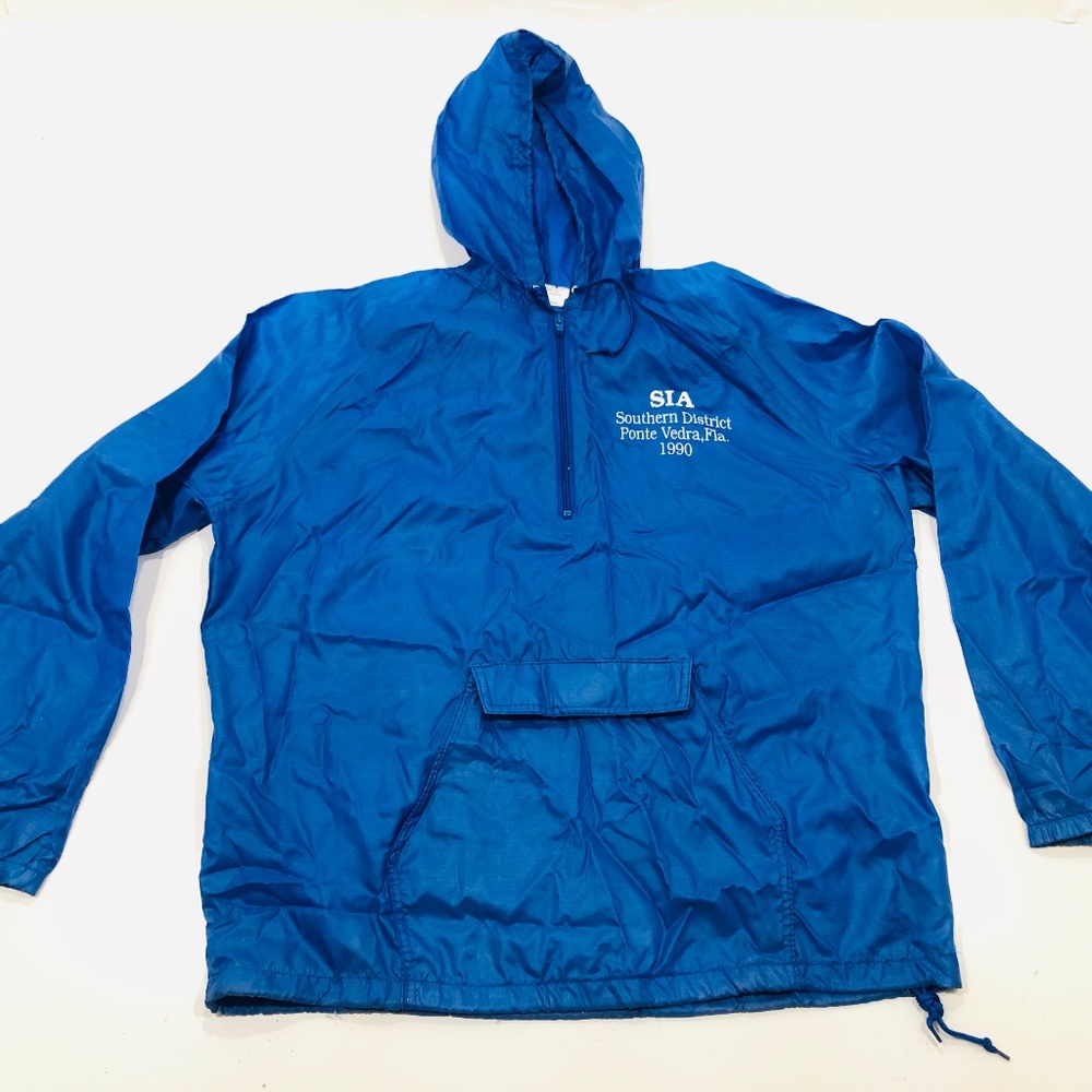 VINTAGE MVP GOLF Windbreaker 1990 Half Zip large